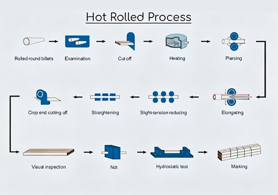 Seamless pipe manufacturing process