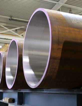 Bimetallic clad pipe structure diagram